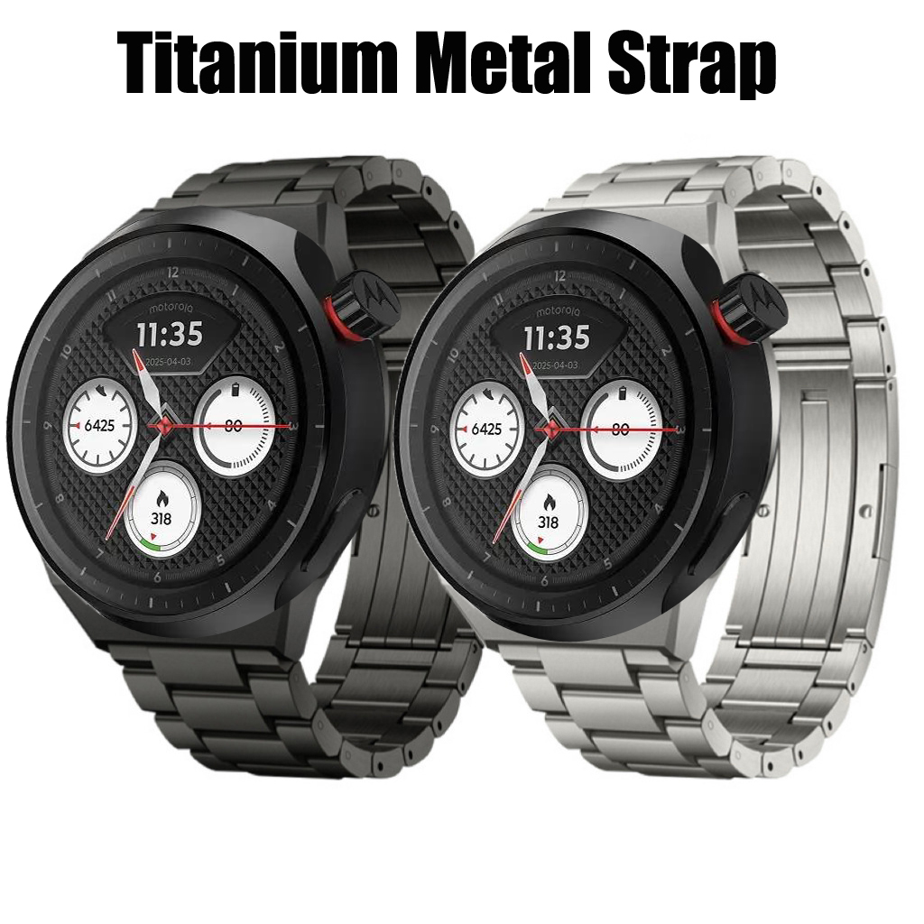Motorola Smartwatch Accessories - Pulseira de metal em liga de
