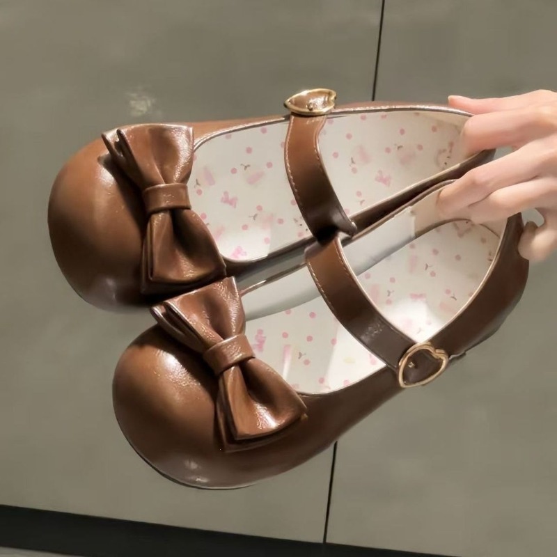 Sapatos Lolita com Laço Estilo - Leather Classic Strap avaliação e preço