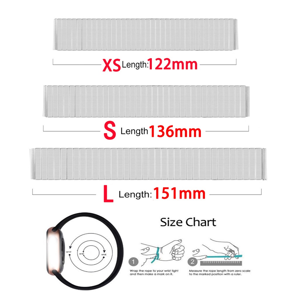 Pulseira elástica de aço inoxi - Motorola Smartwatch Accessories avaliação e preço