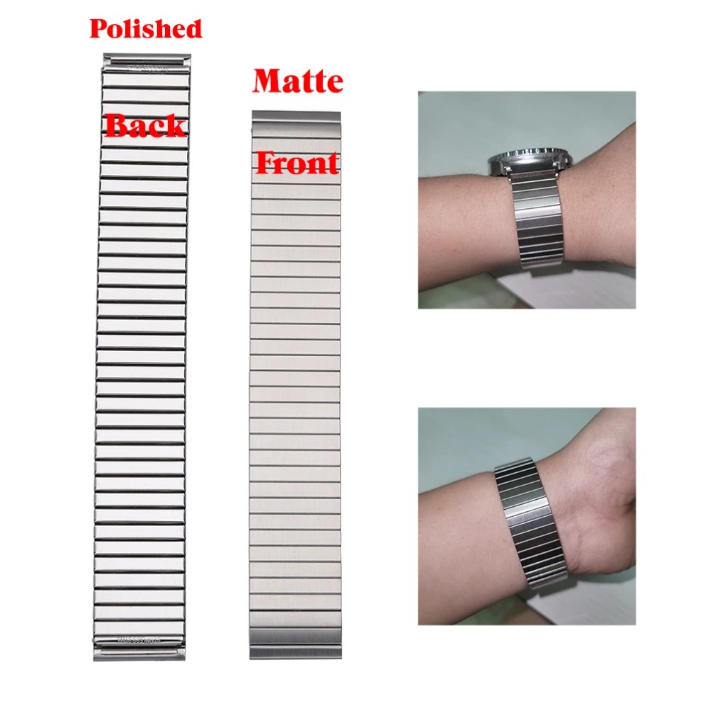 Pulseira elástica de aço inoxi - Motorola Smartwatch Accessories avaliação e preço