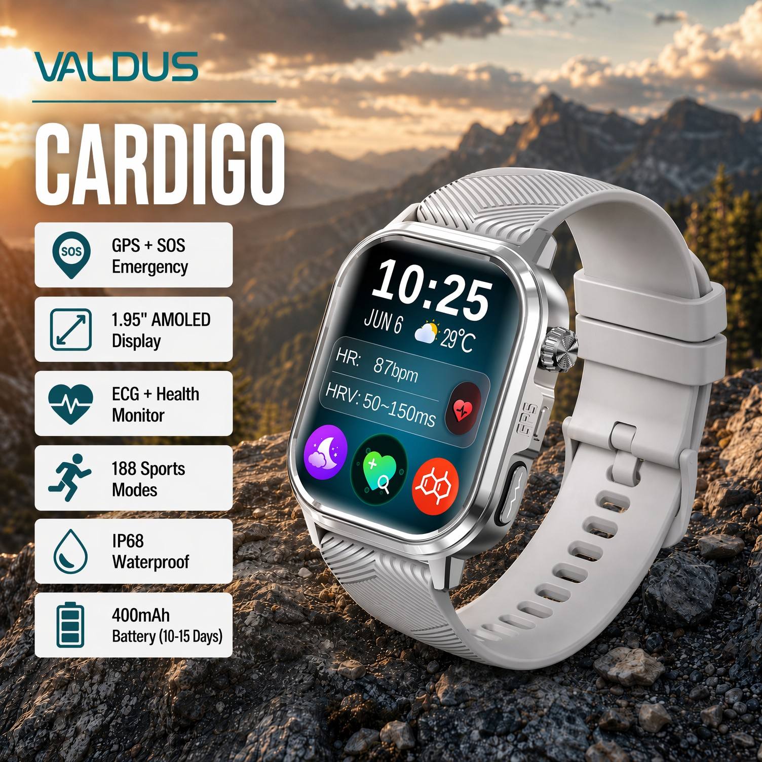 Relógio Inteligente VALDUS CAR - Smartwatch Custom avaliação e preço