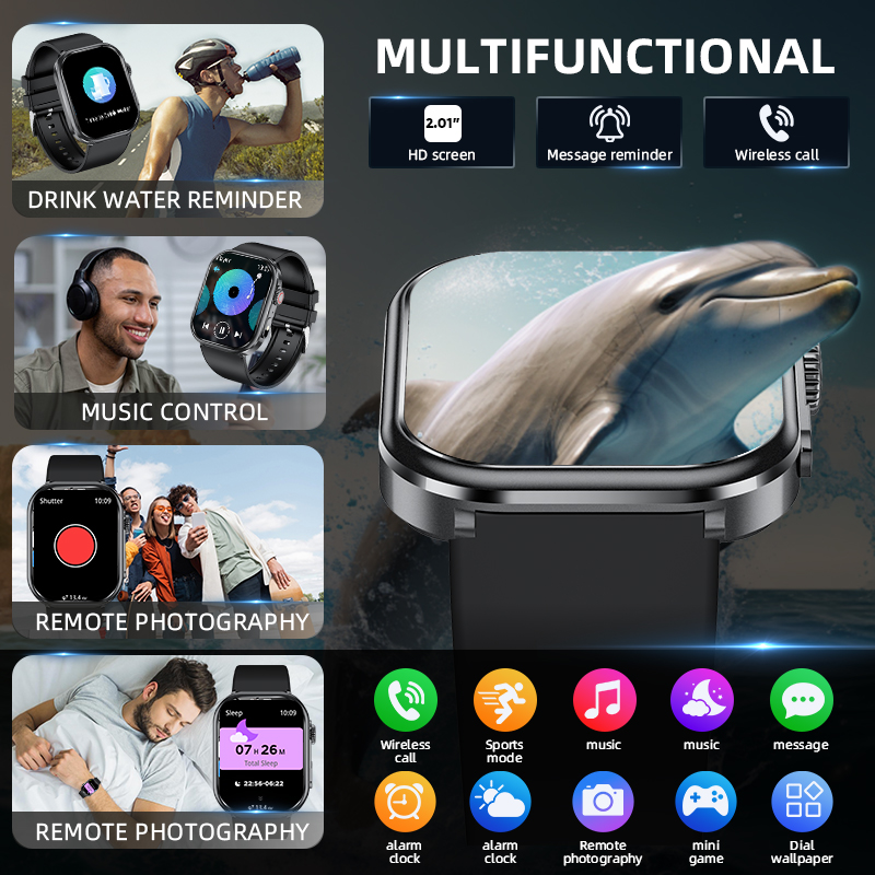Relógio inteligente LIGE para  - Smartwatch Custom avaliação e preço