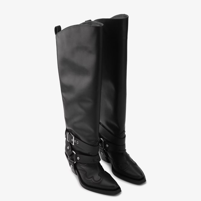 Botas de cowboy altas de couro - Leather Classic Strap avaliação e preço