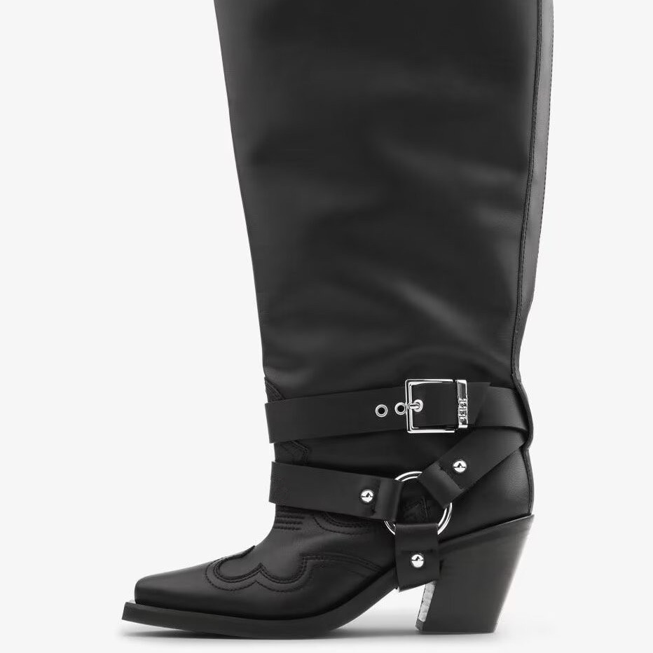 Botas de cowboy altas de couro - Leather Classic Strap avaliação e preço