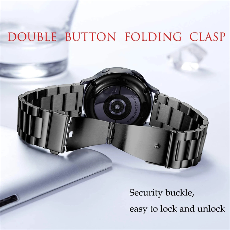 Pulseira de aço inoxidável par - Motorola Smartwatch Accessories avaliação e preço