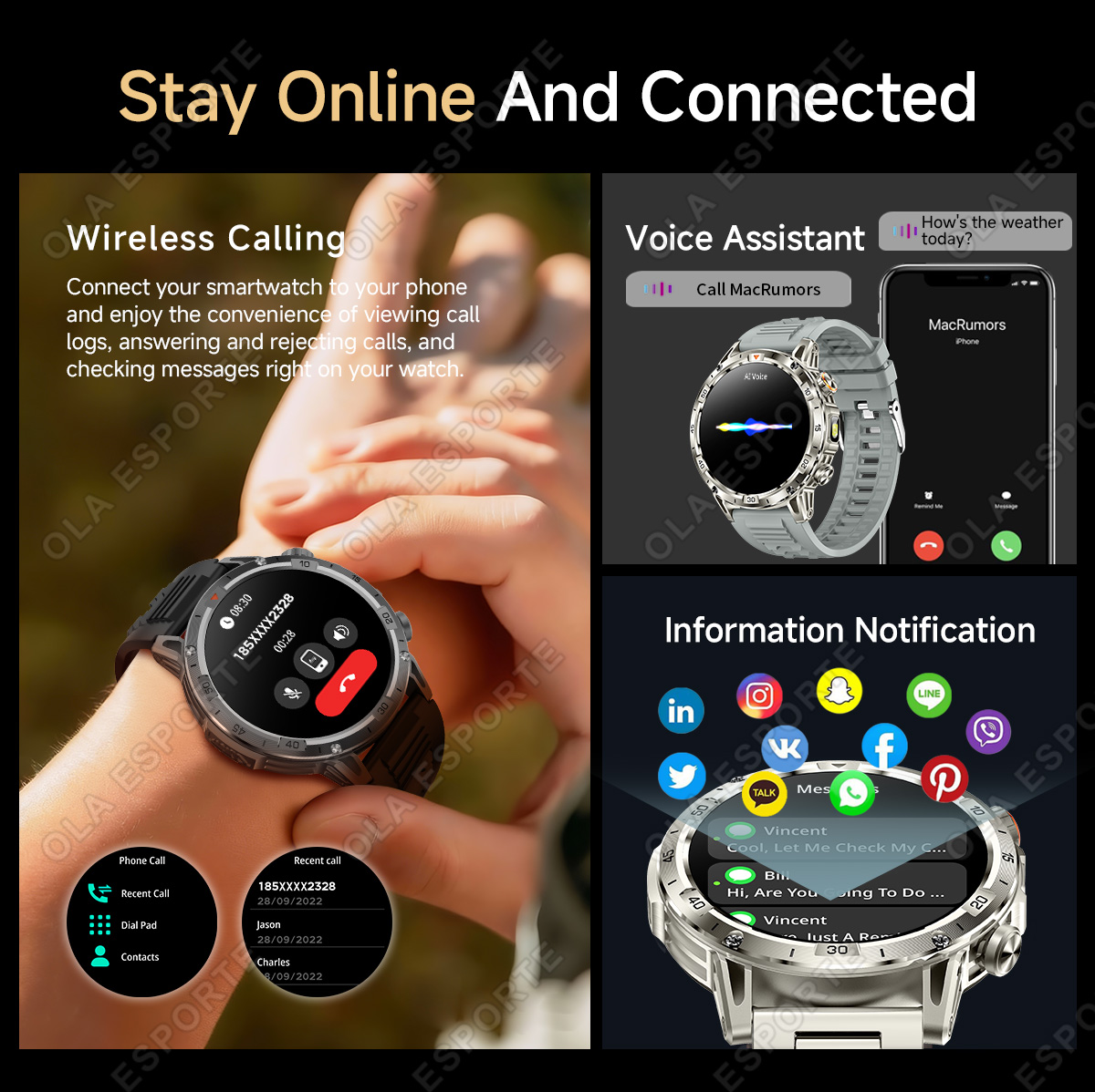 Novo Smartwatch GPS 2026 para  - Smartwatch Custom avaliação e preço